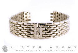 JAEGER-LeCOULTRE bracelet for Reverso in steel with branded folding clasp MM 19,00. NEW!