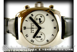 PASQUALE BRUNI Man Chronograph in steel White AUT Ref. 99MCABN° NEW!