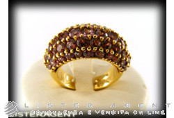 PASQUALE BRUNI ring in 18Kt yellow gold and tormaline Size 14. NEW!