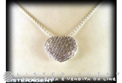 PASQUALE BRUNI necklace Hearts in 18Kt white gold and diamonds ct 0,18. NEW!