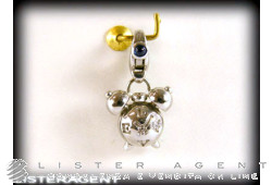 PASQUALE BRUNI pendant Sveglia in 18Kt white gold and diamonds Ref. 44CNGIOMO. NEW!