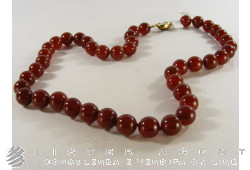 NECKLACE in cornelian. USED!