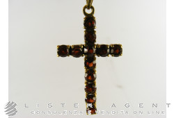 PENDANT in 18Kt gold and garnets. USED!