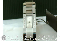 GUCCI Mod. 4600 in steel and diamonds ct. 0,30. NEW!