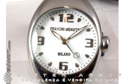 FRANCHI MENOTTI Milano watch Only time White Ref. 9000. NEW!