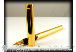 DUNHILL  fountain pen in goldplated steel. NEW!