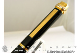 CARTIER fountain pen Must 3 ori in black lacqueur and goldplated. NEW!