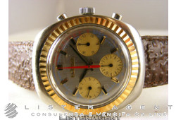 LeCOULTRE Chronograph in steel and yellow gold 14Kt for American market. USED!