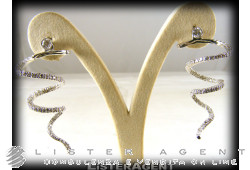 SUNFLOWER COLLECTION by STAURINO earrings 18Kt gold diamonds ct 1,93 Ref. 35387. NEW!