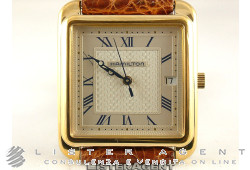 HAMILTON watch Only time goldplated ref. 622814. NEW!