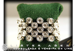 PRINCESS ring white gold and diamonds ct 1,58 Ref. PAB13034A. NEW!