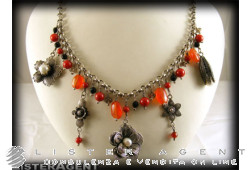 YVONE CHRISTA necklace 925 silver and semi-precious stones. NEW!