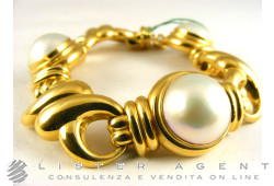 L'ASTERISCO bracelet in 18Kt gold and pearls mabè. NEW!