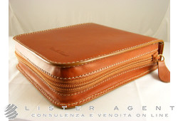 CAMILLE FOURNET big watches case in brown leather. NEW!
