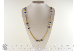 NECKLACE in 18Kt yellow gold and lapislazuli.