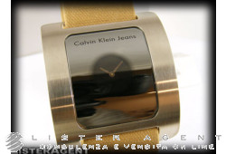 CALVIN KLEIN Jeans CK watch Only time Ref. K3715677. NEW!