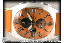 MONTRES DE LUXE Max Chronograph aluminium Orange. NEW!