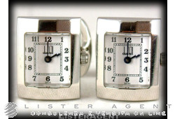 DUNHILL Facet cufflinks in steel with watch Ref. DQ0016X. NEW!