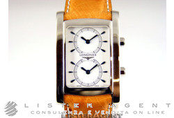 LONGINES EFC Dual Time in steel Argenté Ref. L5.661.4. NEW!