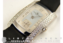 BAUME & MERCIER Hampton Milleis 18Kt white gold diamonds Ref. M0A08145. NEW!