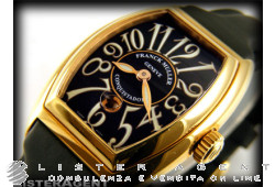 FRANCK MULLER withquistador Lady SC in 18Kt yellow gold Black AUT Ref. 8002. NEW!