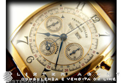 FRANCK MULLER Casablanca Master Calendar Magnum Chronograph in 18Kt yellow gold Argenté hand winding Ref. 6850CCMC. NEW!