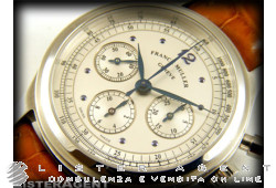FRANCK MULLER Chronograph Limited Edition in steel Argenté hand winding Ref. 4000LTDS. NEW!