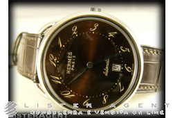 HERMES Arceau watch Only time Brown AUT Ref. AR035187WWOO. NEW!