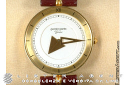 GERALD GENTA watch Only time 18Kt gold Ref. 2775. NEW!