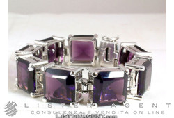 BRACELET in 925 silver and amethysts Ref. 2614113832. NEW!