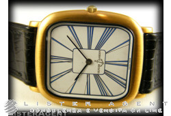 ULYSSE NARDIN Carrè watch Only time in steel White hand winding Ref. 1507. NEW!