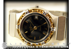 ULYSSE NARDIN La Chaine watch Only time Black lady Ref. 44.21. NEW!
