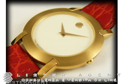 MOVADO Museum White goldplated Ref. 87A2864. NEW!