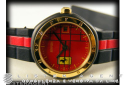 FERRARI Formula watch Only time in Pvd steel Red Ref. 27022901. NEW!