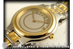 FERRARI watch Only time in bicolour steel Ref. F6814886. NEW!