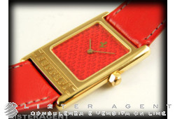 FERRARI watch Only time lady in goldplated steel Red Ref. 26252001. NEW!