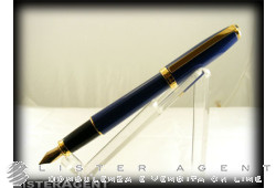 S.T. DUPONT  fountain pen Fidélio blue lacqueur Ref. 451276. NEW!