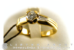 DAMIANI ring in 18Kt gold diamonds ct 0,37 + 0,25 Size 15 Ref. DMA14286. NEW!