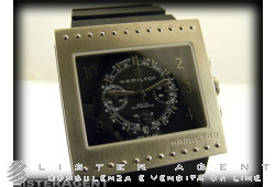 HAMILTON Khaki Code Breaker Chronograph in titanium Black AUT Ref. H79616333. NEW!