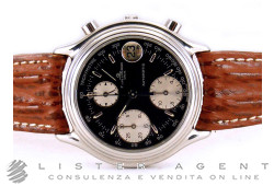 BAUME & MERCIER Trhandletlantic Chronograph in steel AUT Black Ref. M0A05913. NEW!