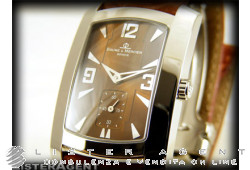 BAUME & MERCIER Hampton Milleis in steel Brown Ref. M0A08025. NEW!