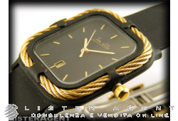 JEAN D'EVE Spinnaker II lady in Pvd steel and goldplated steel Black Ref. NF4+. NEW!
