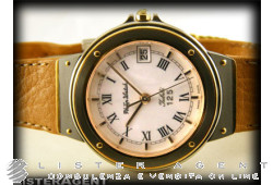 PHILIP WATCH Jubilé 125 watch Only time White steel and gold Ref. 5832. NEW!
