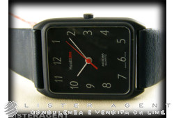 MURATTI TIME watch Only time carrè in black Pvd steel Ref. 4103. NEW!