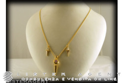 CESARE PACIOTTI necklace in goldplated 925 silver Ref. JPCL0286G. NEW!
