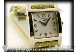 LONGINES EFC watch Only time lady White Ref. L51664163. NEW!