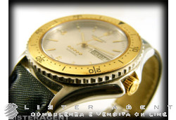 LONGINES Admiral Day-Date automatic in steel and gold Argenté AUT Ref. 4665703. NEW!