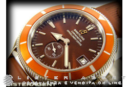 BREITLING Superocean Héritage automatic in steel Brown AUT Ref. A3720C3Q543204S. NEW!