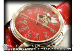 HAMILTON Jazz Master in steel Red AUT Ref. H32365983. NEW!