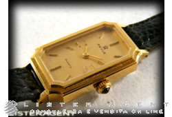 REVUE rectangular lady in goldplated steel Ref. ZB7957. NEW!